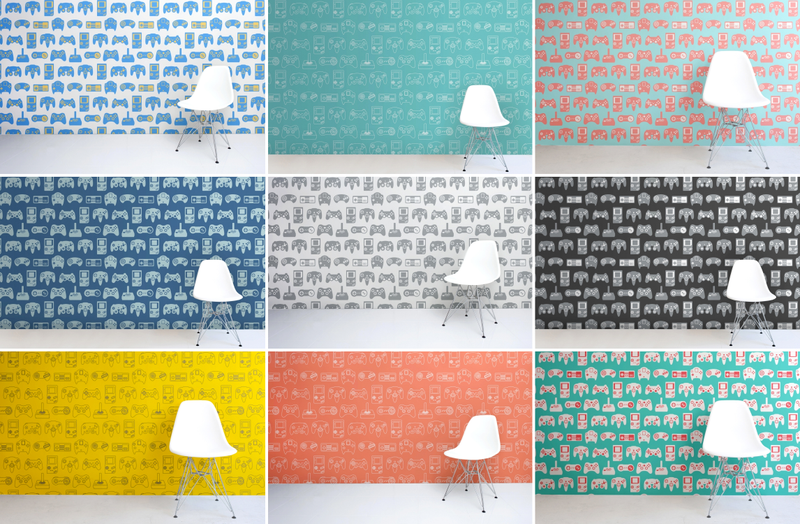 Illustration for article titled Cover Everything In Your Home With These Retro Video Game Wallpapers